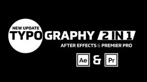 پروژه افترافکت مجموعه عناوین Typography Text Preset