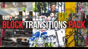 پروژه افترافکت مجموعه ترانزیشن بلوکی Block Transitions Pack