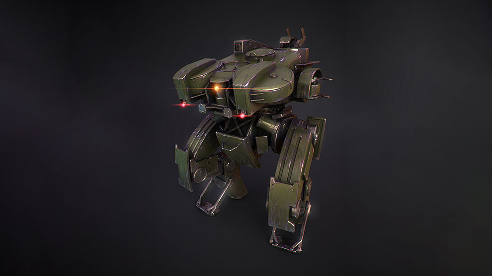 مدل سه بعدی ربات Light Mech 2