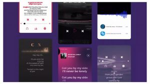 پروژه افترافکت نمایش شعر موزیک Scrolling Lyric Template Music
