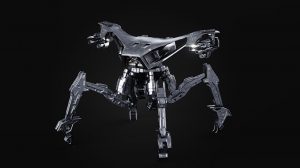 مدل سه بعدی ربات جنگی T2 Hunter Killer Centurion