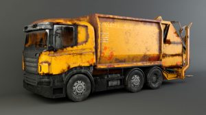 مدل سه بعدی ماشین آشغال Garbage Truck