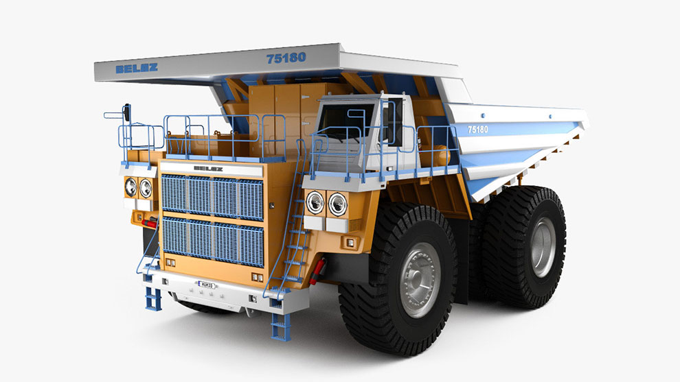 مدل سه بعدی کامیون ضایعات Dump Truck 2014