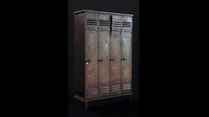 مدل سه بعدی کمد وسایل Lockers Game Ready