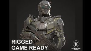 مدل سه بعدی ربات سرباز Sci-Fi Soldier