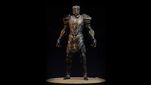 مدل سه بعدی شوالیه Black Panther The Wakandan Knight
