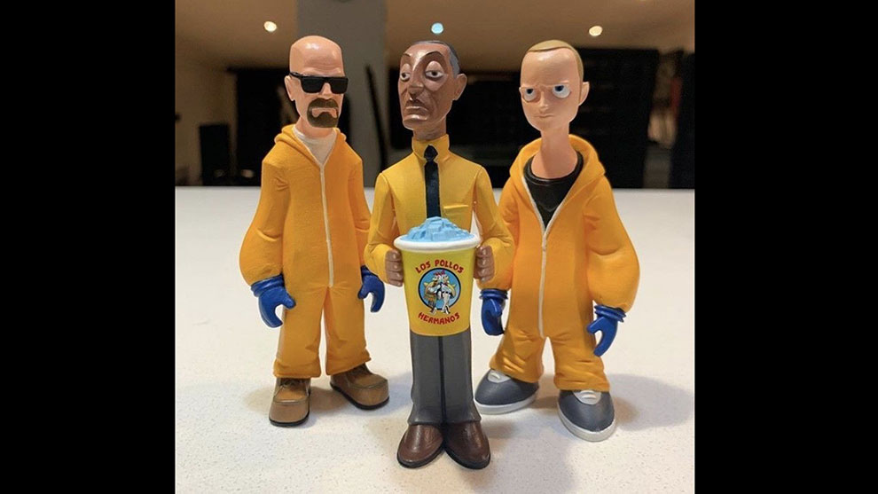 مدل سه بعدی فانتزی کاراکترهای سریال Breaking Bad