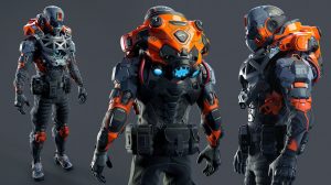 مدل سه بعدی ربات سرباز Fortnite Soldier