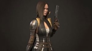 مدل سه بعدی کاراکتر جنگجو زن Girl Warrior
