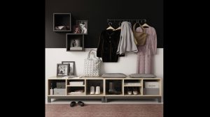 مدل سه بعدی ست لباس Set Clothes Hallway