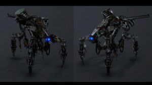 مدل سه بعدی ربات جنگی Horizon Zero Dawn Corruptor