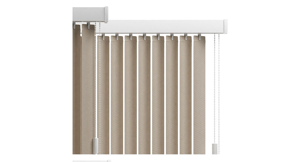 مدل سه بعدی کرکره Vertical Blinds