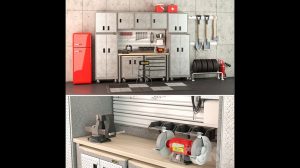 مجموعه مدل سه بعدی اجزای تعمیرگاه ماشین Auto Workshop Gladiator Collection