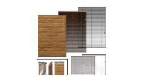 مجموعه مدل سه بعدی کرکره Shutter for Windows and Doors