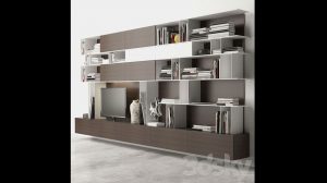 مدل سه بعدی بوفه قفسه ای Varenna Poliform Day System