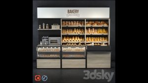 مدل سه بعدی نانوایی Bakery