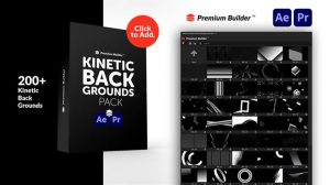 پروژه افترافکت مجموعه زمینه متحرک Kinetic Backgrounds Pack