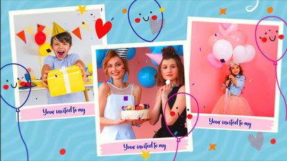 پروژه افترافکت اسلایدشو تولد Happy Birthday Slideshow 2