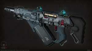 مدل سه بعدی اسلحه پیشرفته Modular SMG 2