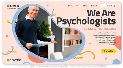 پروژه افترافکت تیزر تبلیغاتی مشاور روانشناسی Psychology Consultant Promo