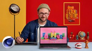آموزش طراحی تایپوگرافی سه بعدی در سینمافوردی 3D Typography