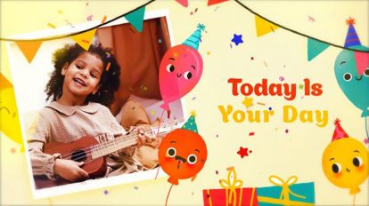 پروژه افترافکت اسلایدشو تولد Happy Birthday Slideshow 3