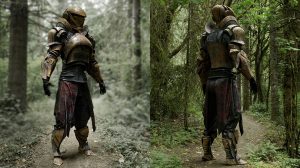 مدل سه بعدی کاراکتر شوالیه آهنی Iron Knight