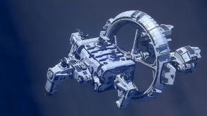 مجموعه مدل سه بعدی اجزای فضاپیما Spaceship Modules
