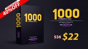 پروژه افترافکت مجموعه تایپوگرافی Typography Titles