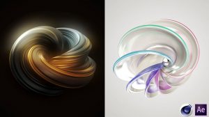 آموزش ساخت انیمیشن لوپ با اشکال انتزاعی در سینمافوردی Looping Abstract Shapes
