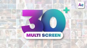 پروژه افترافکت مجموعه زمینه مولتی اسکرین Multi Screen Pack