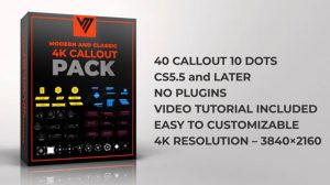 پروژه افترافکت مجموعه نوار فراخوانی Callout Pack