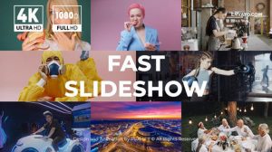 پروژه افترافکت اسلایدشو سریع Fast Slideshow