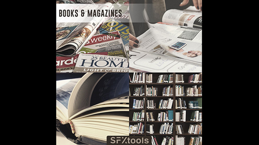 مجموعه افکت صوتی کتاب و مجله Books and Magazines