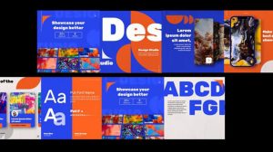 پروژه افترافکت پست اینستاگرام با تایپوگرافی Typography Design Studio Post
