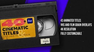 پروژه افترافکت نمایش عناوین سینمایی Cinematic Titles for After Effects