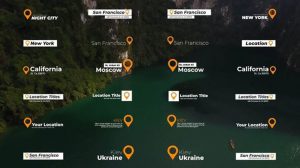 پروژه افترافکت نمایش عناوین لوکیشن Location Titles