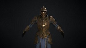 مدل سه بعدی جنگجو قرون وسطایی Medieval Armour