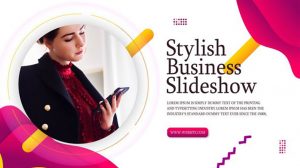 پروژه افترافکت اسلایدشو کسب و کار Stylish Business Slideshow