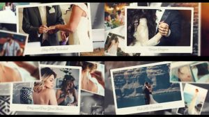 پروژه افترافکت اسلایدشو عکس عروسی Wedding Photo Slideshow
