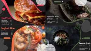 پروژه داوینچی منو غذا Food Menu