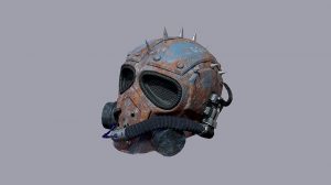 مدل سه بعدی کلاه آخرالزمانی Post Apocalyptic Helmet