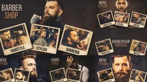 پروژه افترافکت اسلایدشو آرایشگر Barbershop Portfolio Slideshow