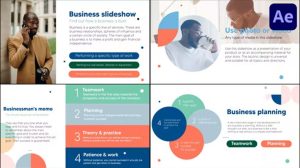 پروژه افترافکت اسلایدشو کسب و کار Business Slideshow