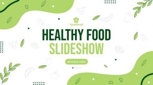 پروژه پریمیر اسلایدشو غذای سالم Healthy Food Slideshow