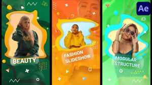 پروژه افترافکت اسلایدشو Liquid Stylish Slideshow