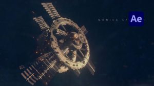پروژه افترافکت نمایش عناوین فضایی Odyssey 2077