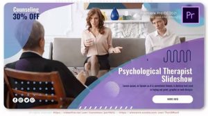 پروژه پریمیر اسلایدشو مشاور روانشناسی Psychological Therapist Slideshow
