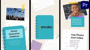 پروژه پریمیر اسلایدشو آموزشی School Education Slideshow