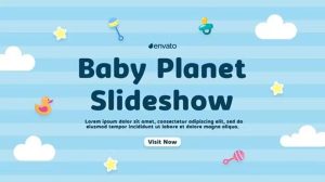 پروژه افترافکت اسلایدشو کودکان Baby Planet Slideshow